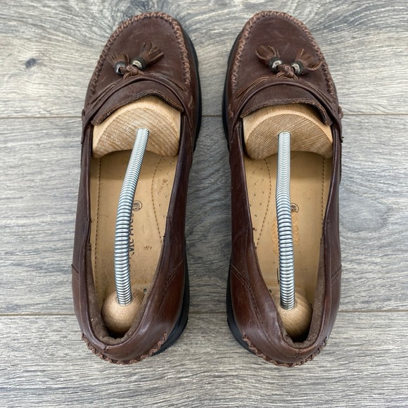 Thom McAn Men's Tassel Loafers Shoes Size 8.5 Brown - Picture 7 of 13